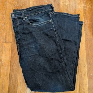 Levi's Men's 502 Dark Wash Straight Leg Jeans 36x30